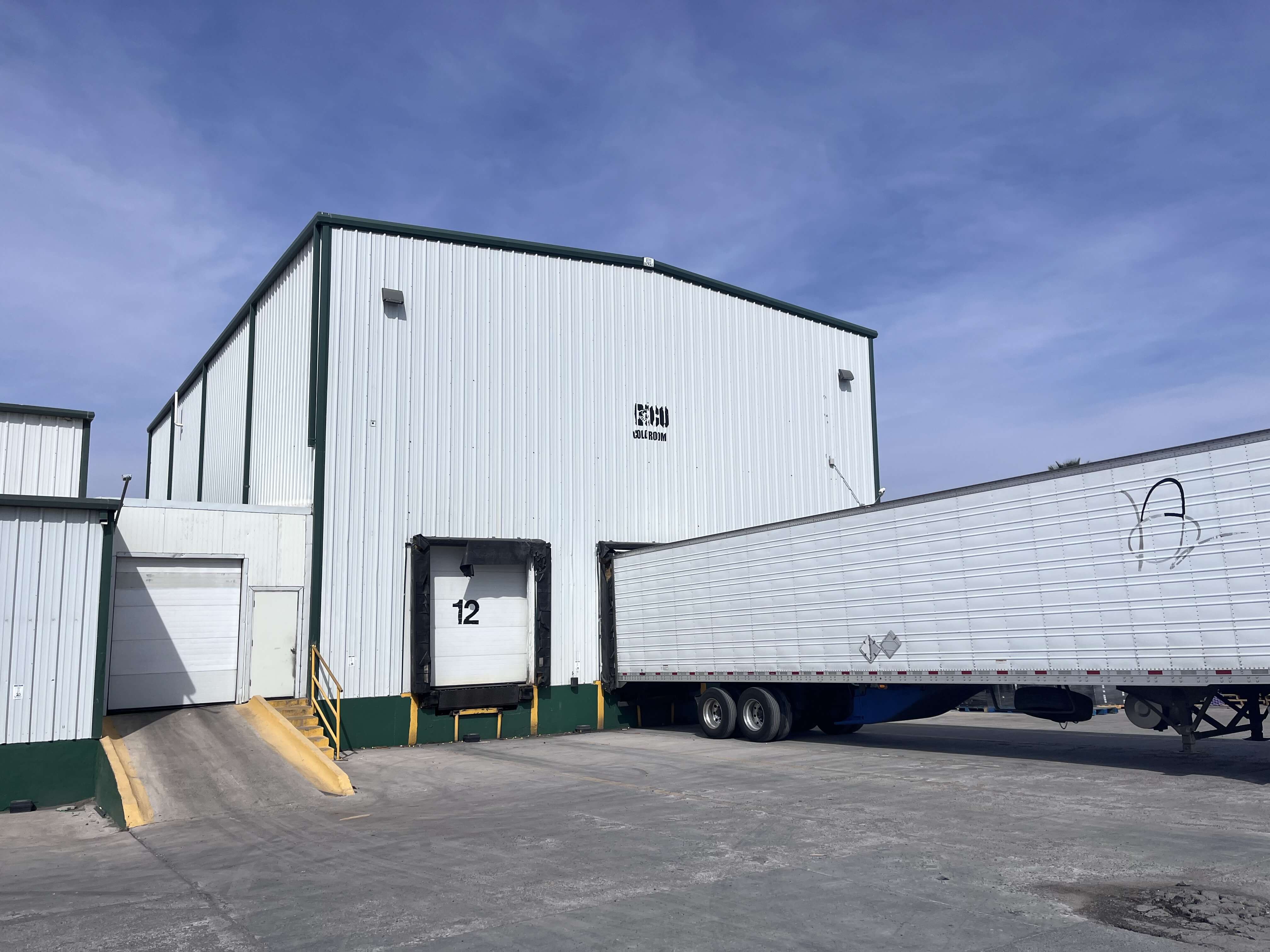 Exterior view of INCO facility loading dock door number 14
